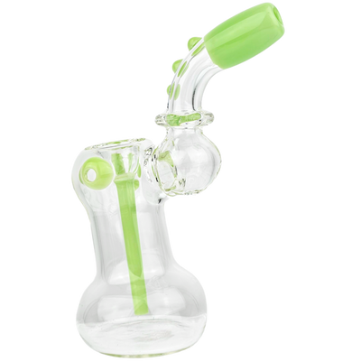 6.5″ Opaque Color Accent 3 Dot Bubbler