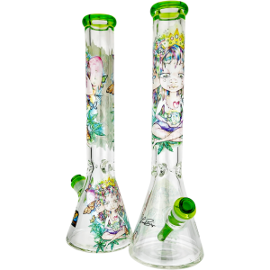 16.5″ LINDA BIGGS FAIRY DECAL BEAKER