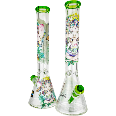 16.5″ LINDA BIGGS FAIRY DECAL BEAKER