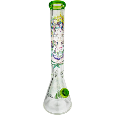 16.5″ LINDA BIGGS FAIRY DECAL BEAKER