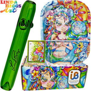 LINDA BIGGS FAIRY STEAMROLLER IN ROLLING CASE BOX SET