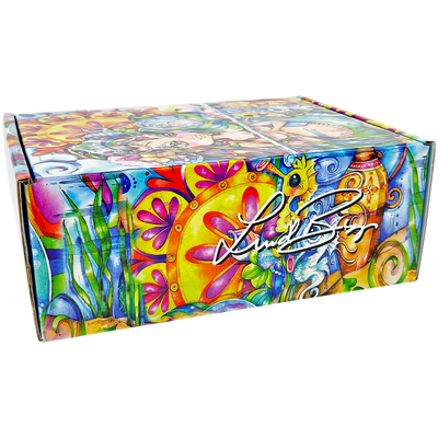 LINDA BIGGS FAIRY STEAMROLLER IN ROLLING CASE BOX SET