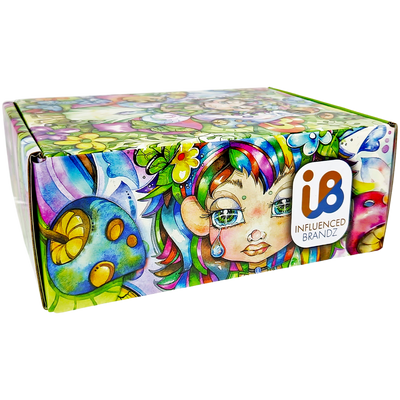 LINDA BIGGS FAIRY HAND PIPE IN ROLLING CASE BOX SET