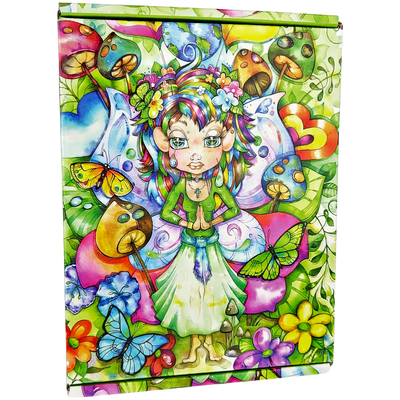 LINDA BIGGS FAIRY HAND PIPE IN ROLLING CASE BOX SET