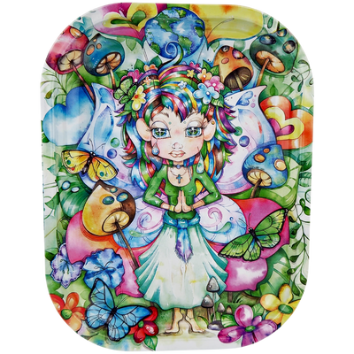 LINDA BIGGS FAIRY HAND PIPE IN ROLLING CASE BOX SET