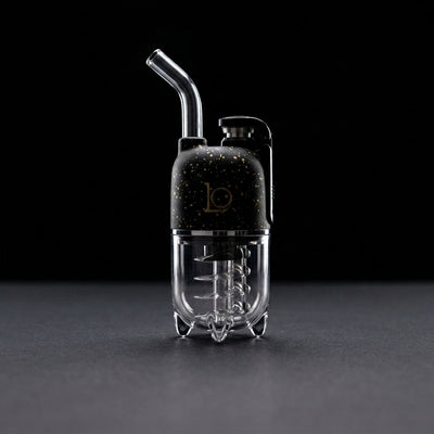 Editorial product photography on charcoal slate