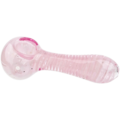 4.5″ Pink Frit Inner Swirl Hand Pipe