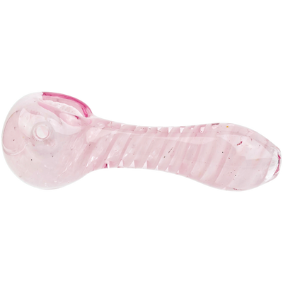 4.5″ Pink Frit Inner Swirl Hand Pipe