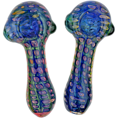 4.5″ BUBBLE TRAP COBALT FUME HAND PIPE