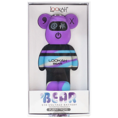 LOOKAH Bear Tie Dye 510 Battery Mod (500mAh)