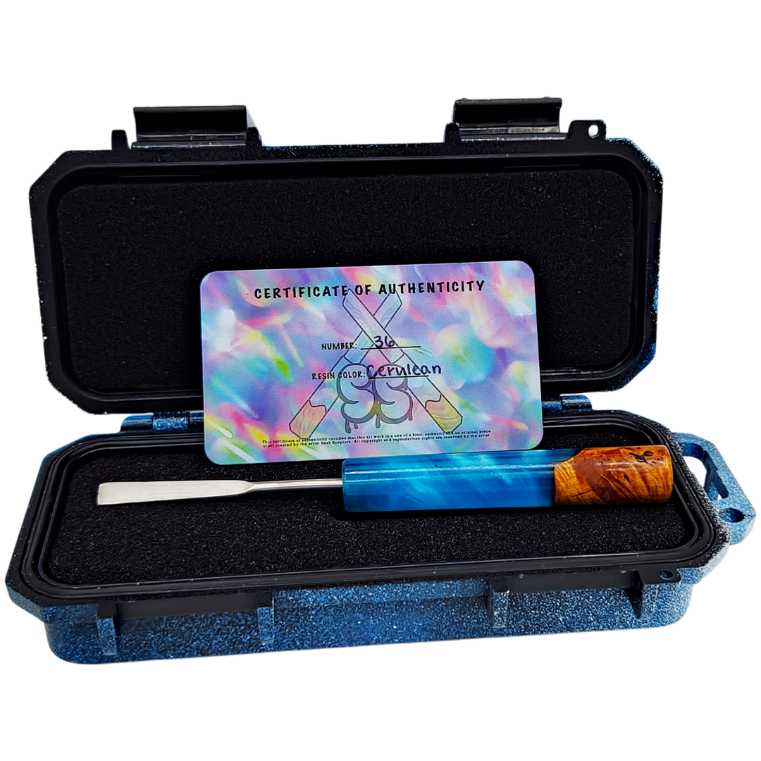 MIYAGI PAINTS ROUND SESH SCEPTOR DAB TOOL – CERULEAN