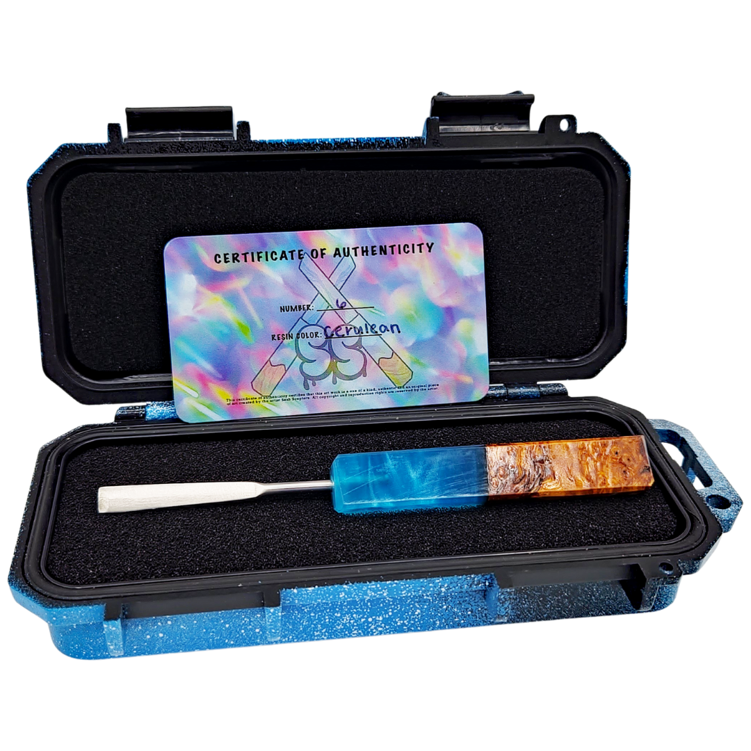 MIYAGI PAINTS SQUARE SESH SCEPTOR DAB TOOL – CERULEAN