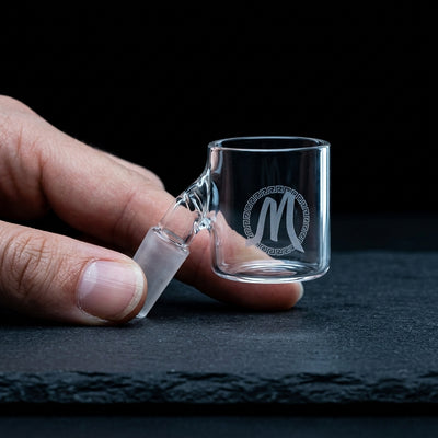 Editorial product photography on charcoal slate