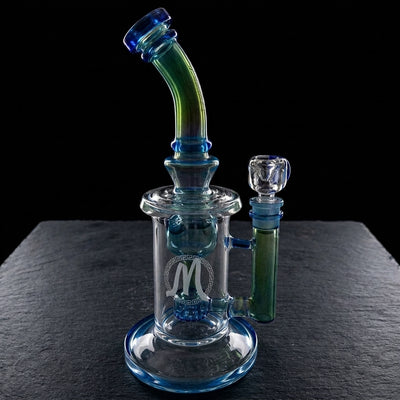 18" Monark World's Largest Functioning Incycler on dark slate surface - Oil Slick Pad