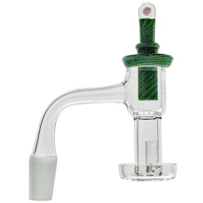 Monark Full Weld Terp Slurper Banger Set (14mm Male 90°, Cactus)
