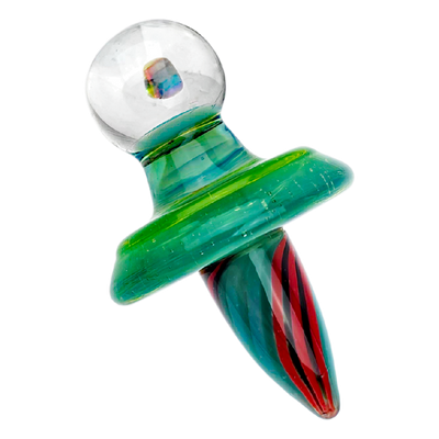 14 M 90° Color Ribbon w/ Opal Slurper Carb Cap & Pillar Banger Set