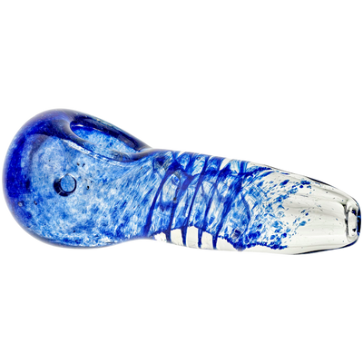 3.5″ Clear w/ Color Frit Twist Hand Pipe