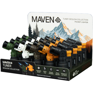 MAVEN TUNER SEQUOIA COLLECTION TRANSPARENT TORCH – 20 PACK DISPLAY by Maven