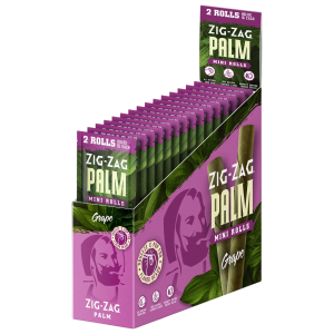 ZIG ZAG MINI PALM ROLLS CARTON 2PK – GRAPE