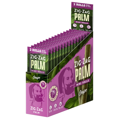 ZIG ZAG MINI PALM ROLLS CARTON 2PK – GRAPE