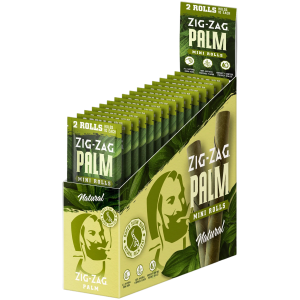 ZIG ZAG MINI PALM ROLLS CARTON 2PK – NATURAL
