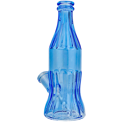 6" Colored Glass Soda Bottle Rig - additional view