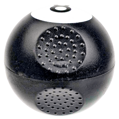 2" Plastic 8 Ball Grinder - close-up view