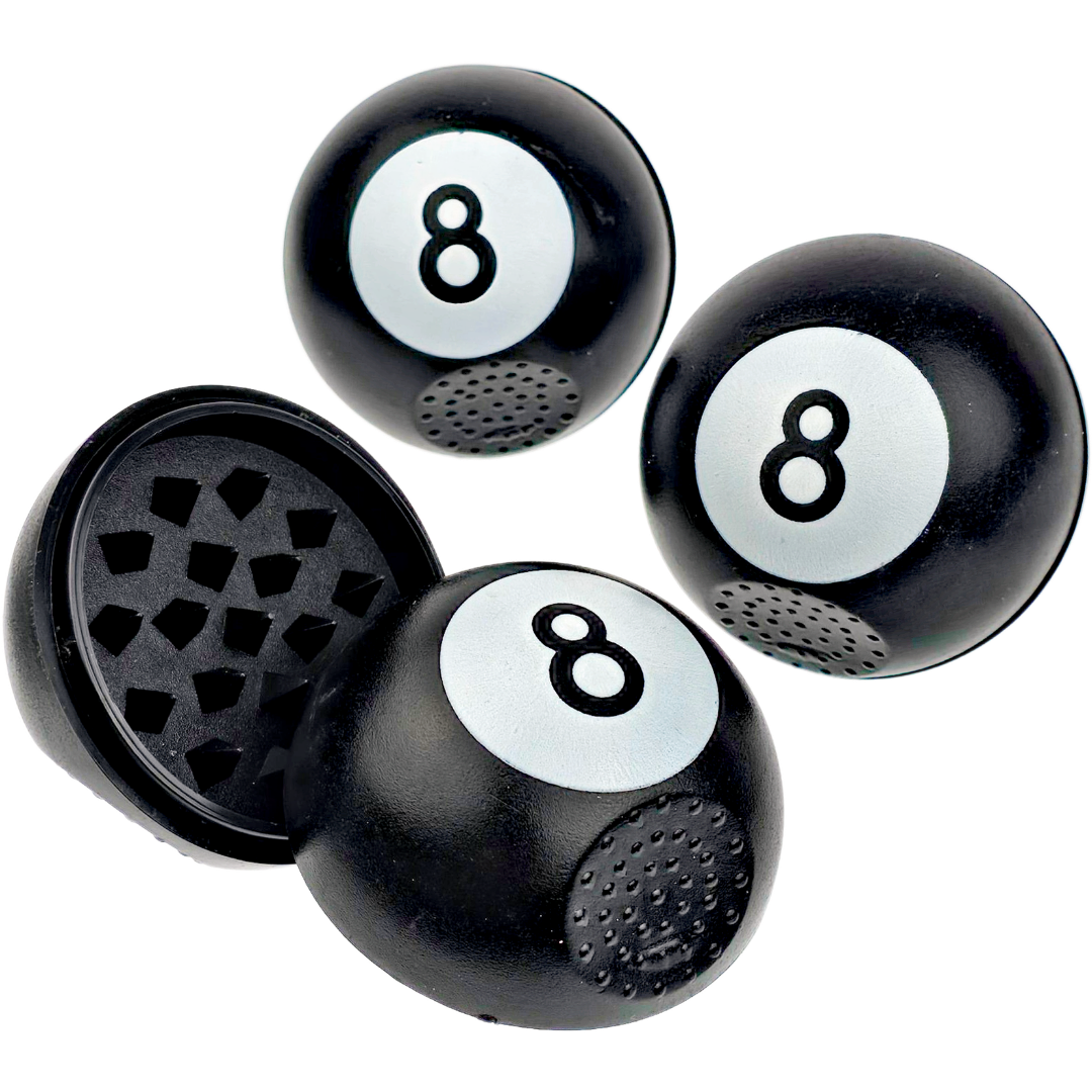 2" Plastic 8 Ball Grinder - Grinders