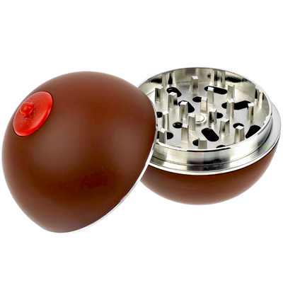 2.5″ Boobies Grinder - close-up