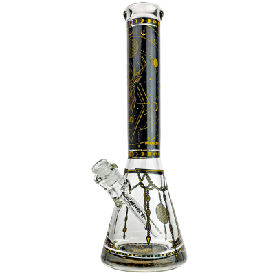 14" Wormhole Animal Graphic Thick Base Beaker