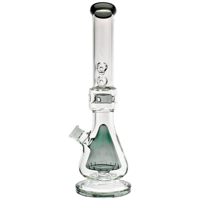 17" Color Accent Venetian Cone & Donut Perc Beaker