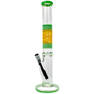 17" Color Accent Wigwag Straight w/ Black Downstem