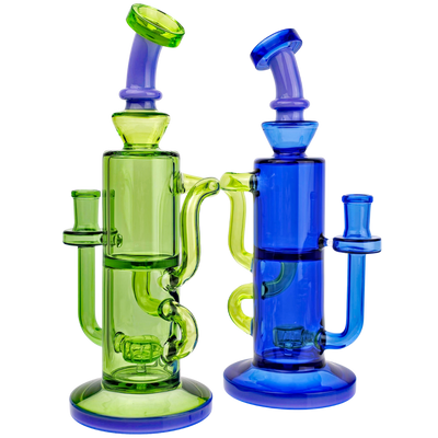 11" Double Chamber Solid Color Recycler