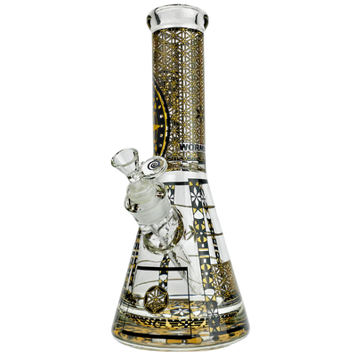 10" Wormhole Mandala Graphic Beaker