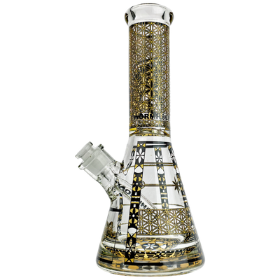 10" Wormhole Mandala Graphic Beaker