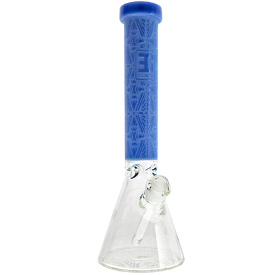 15" Half Color Sandblast Neck Elephant Joint Beaker