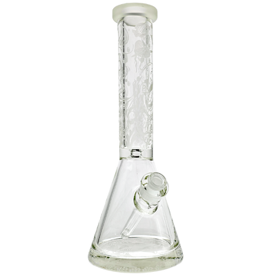 15" Assorted Deep Etch w/ Heavy Base & Elephant Joint Beaker