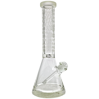 15" Assorted Deep Etch w/ Heavy Base & Elephant Joint Beaker