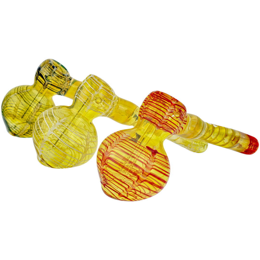 7″ FUME WRAP & RAKE MOUTH/BODY HAMMER BUBBLER