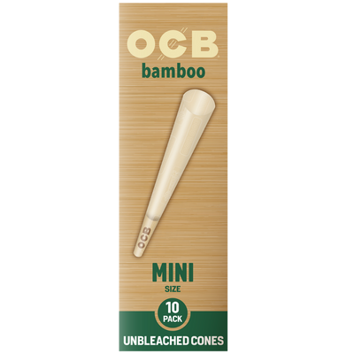 OCB Bamboo Mini Cones - 10 Count / 24 Packs - detail view