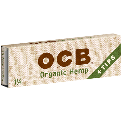 OCB Organic Hemp 1 ¼ Papers + Tips