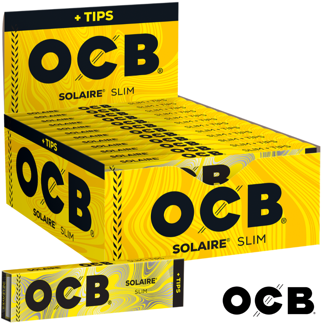 OCB SOLAIRE SLIM PAPERS + TIPS