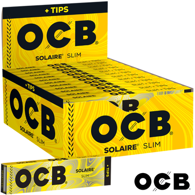 OCB SOLAIRE SLIM PAPERS + TIPS