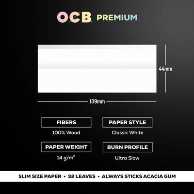 OCB Premium Slim Papers + Tips