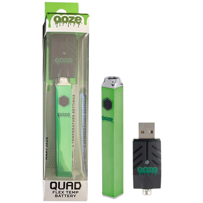 Ooze Quad 510 Thread 500MAH Square Vape Pen Battery w/ Smart USB - 12ct - photo 5