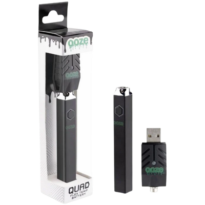 Ooze Quad 510 Thread 500MAH Square Vape Pen Battery w/ Smart USB - 12ct - photo 8