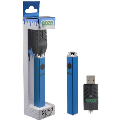 Ooze Quad 510 Thread 500MAH Square Vape Pen Battery w/ Smart USB - 12ct - photo 11