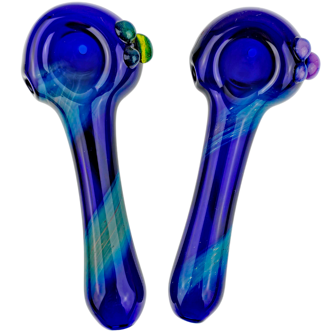 4″ PHIL COBALT FUME HAND PIPE – MADE IN USA