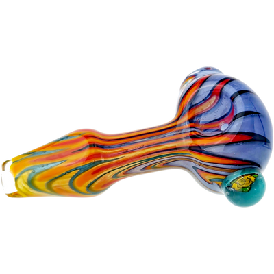 4" Peaselburg Color Worked Hand Pipe w/ Mille - photo 14