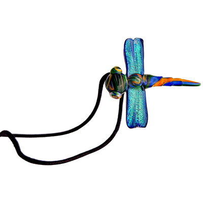 2″ PEASELBURG DICHRO DRAGONFLY PENDANT